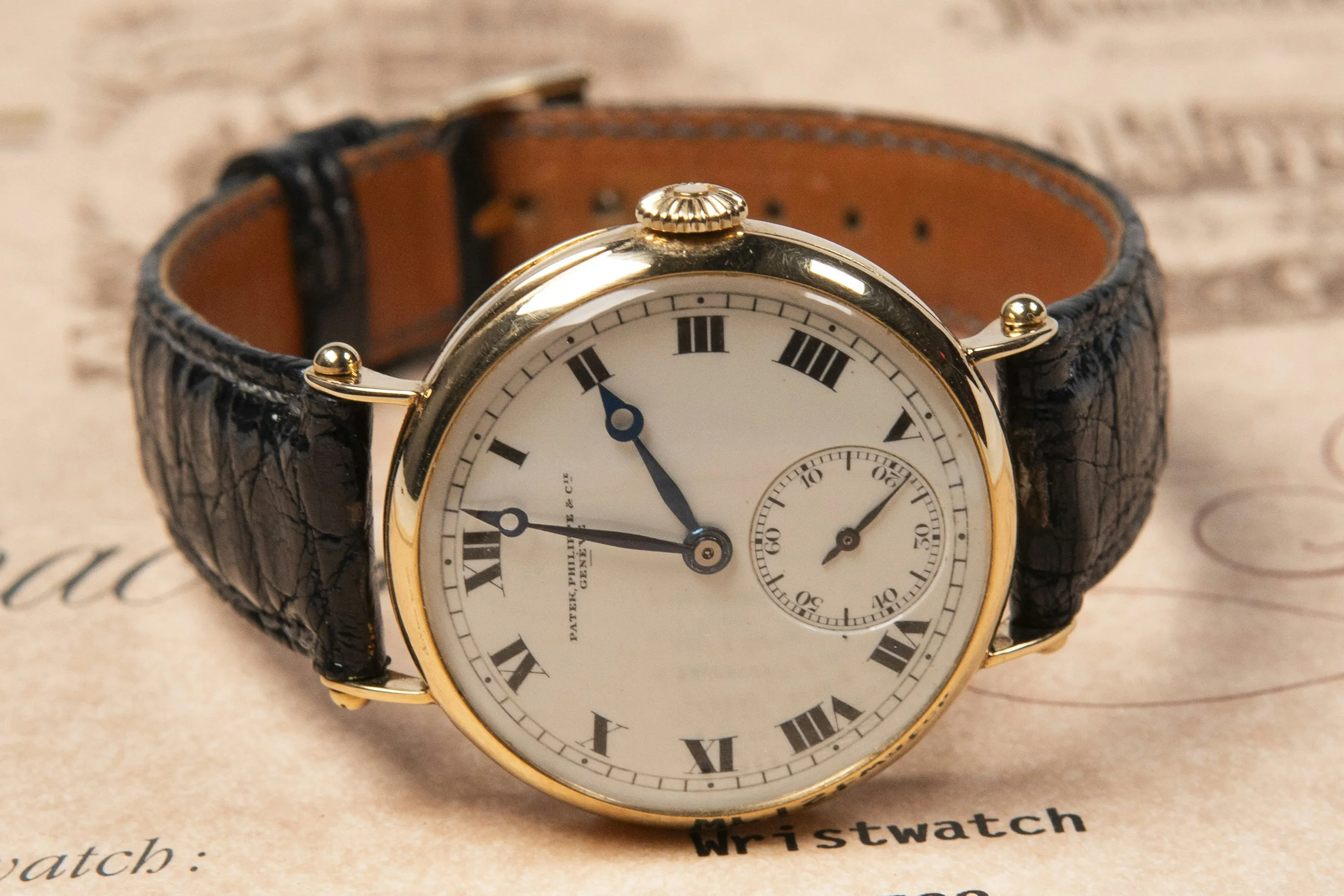 Patek Philippe Officer 31mm Yellow gold White 16