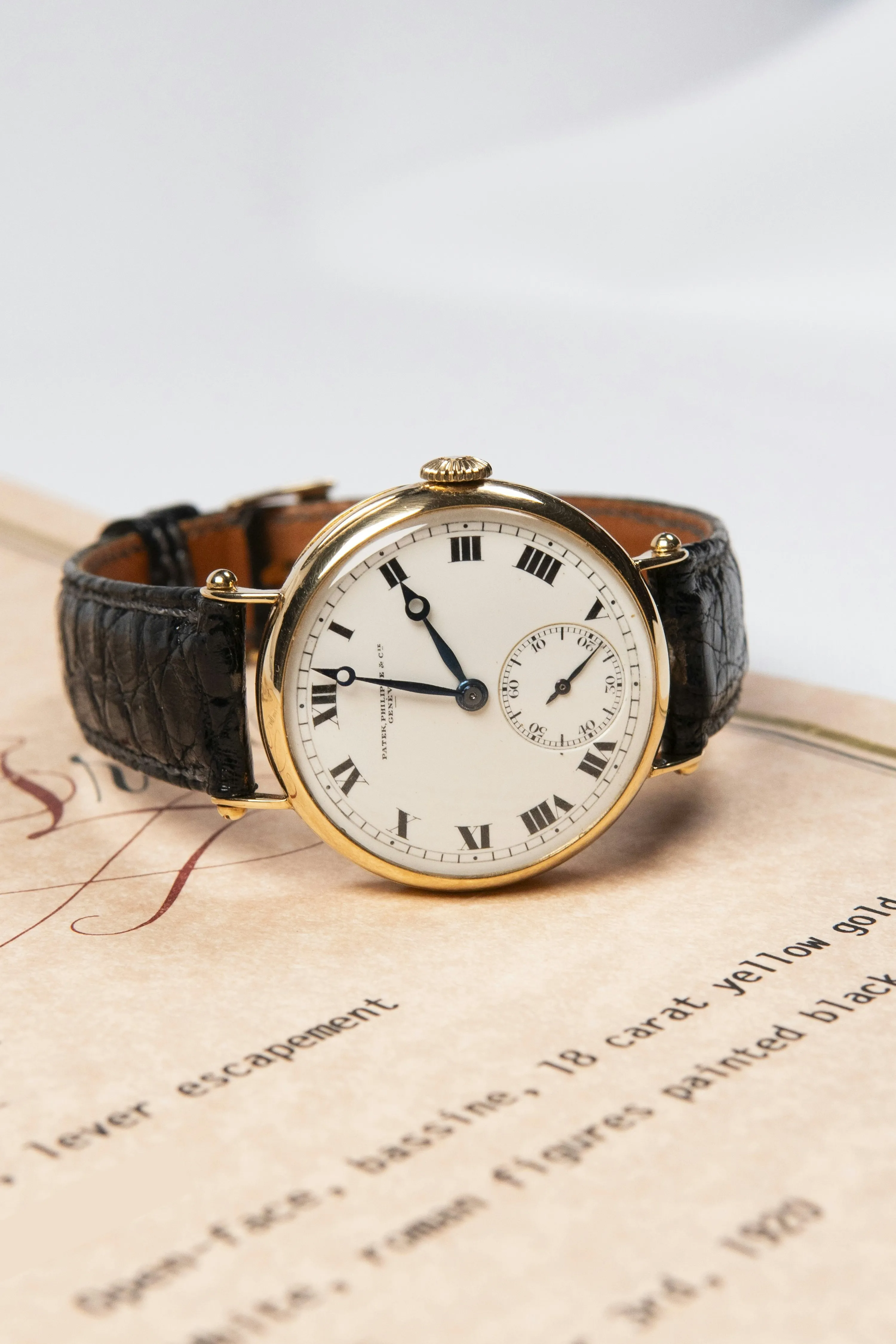 Patek Philippe Officer 31mm Yellow gold White 17