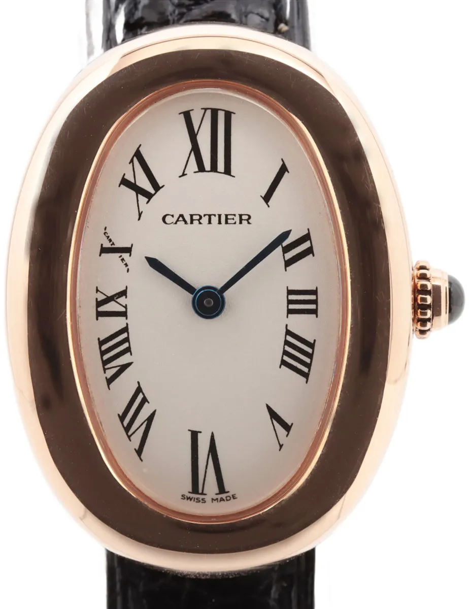 Cartier Baignoire 2311 30mm White gold and 18k white gold White