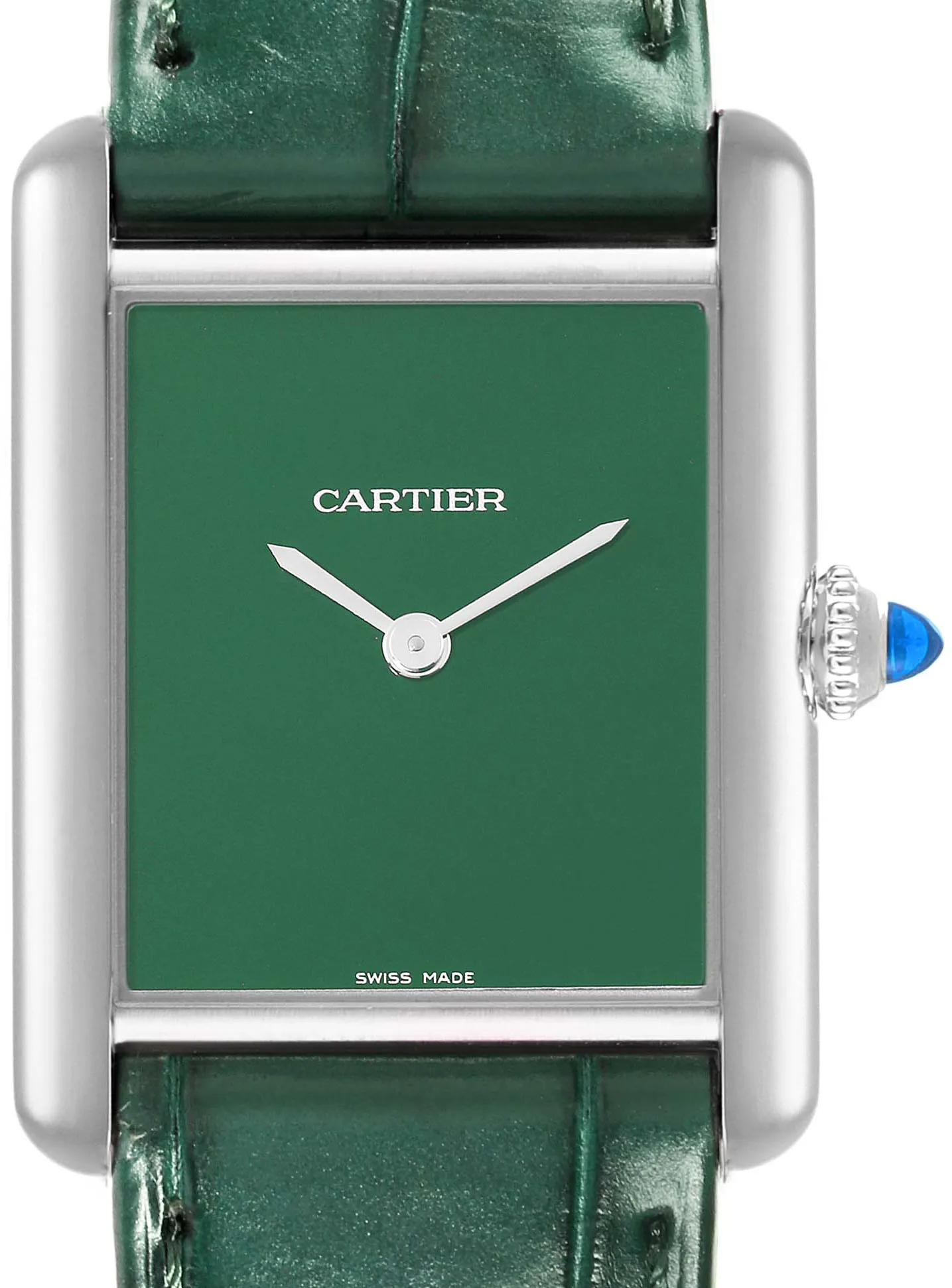 Cartier Tank Must WSTA0056 33.5mm Stainless steel Green