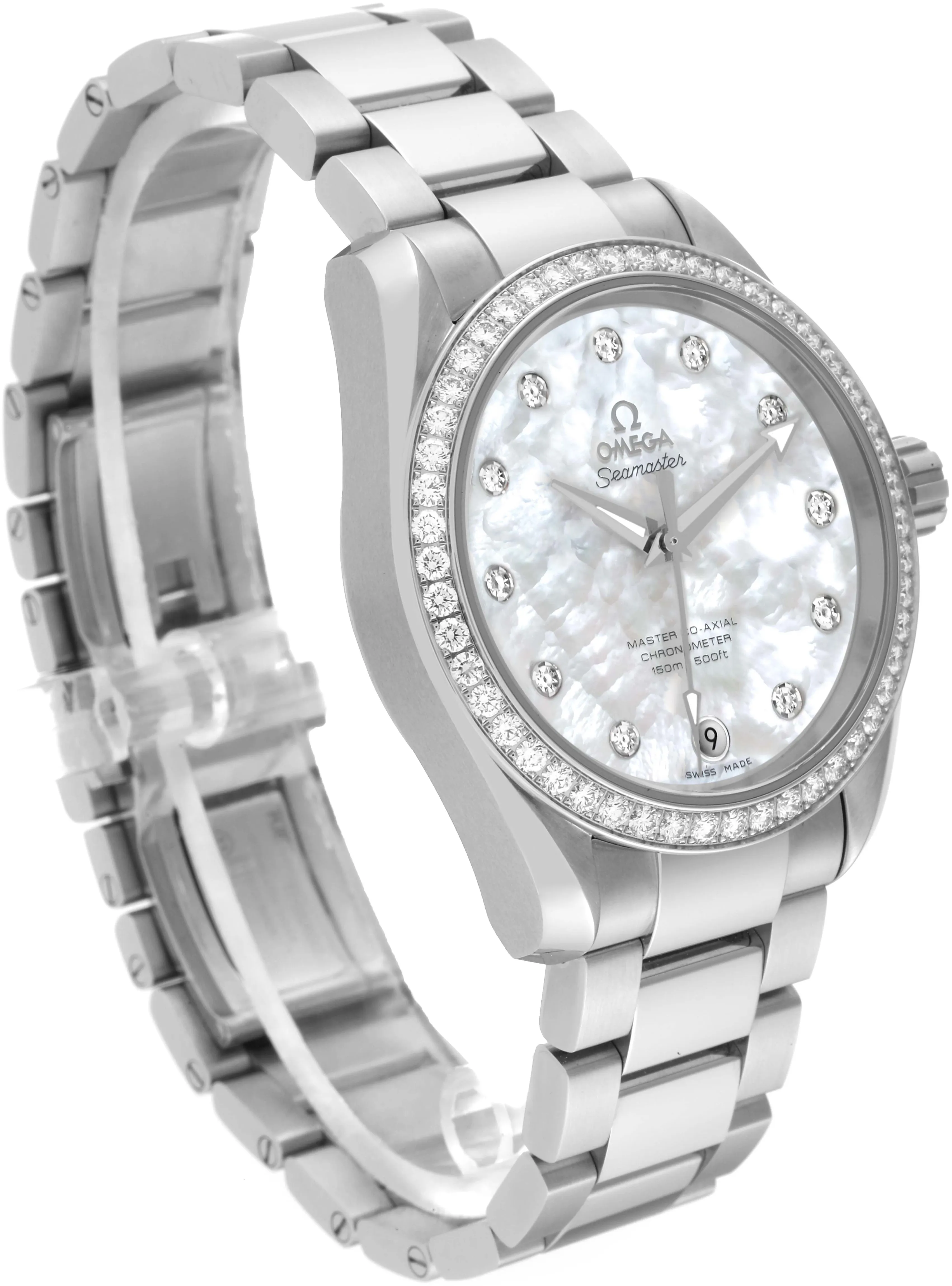 Omega Aqua Terra 231.15.39.21.55.001 38mm Stainless steel White 2