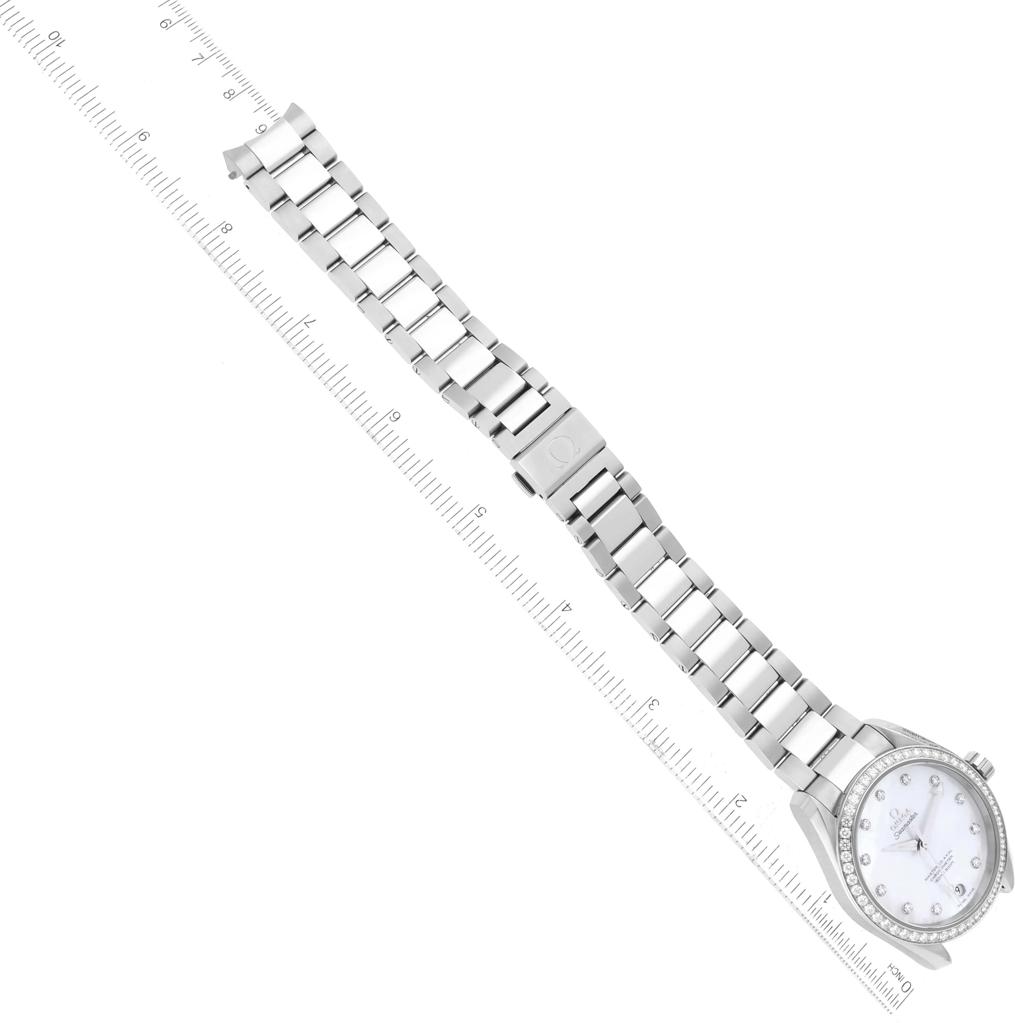 Omega Aqua Terra 231.15.39.21.55.001 38mm Stainless steel White 7