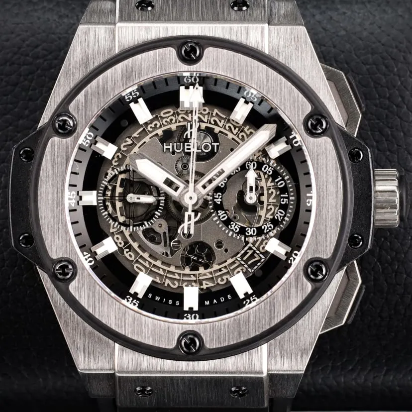 Hublot King Power 701.NX.0170.RX 48mm Titanium Skeletonized