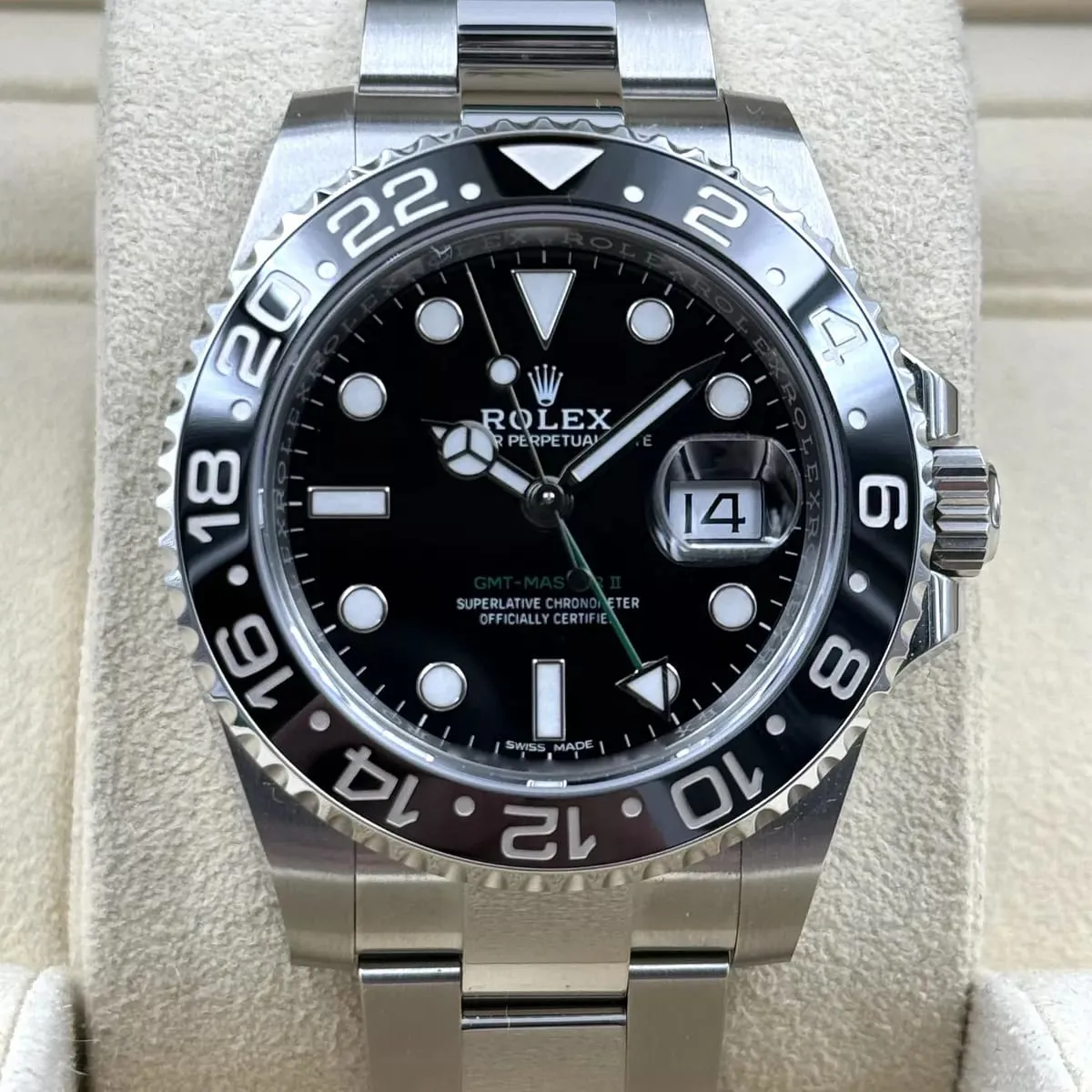 Rolex GMT-Master II 116710LN-0001 40mm Ceramic and Stainless steel Black