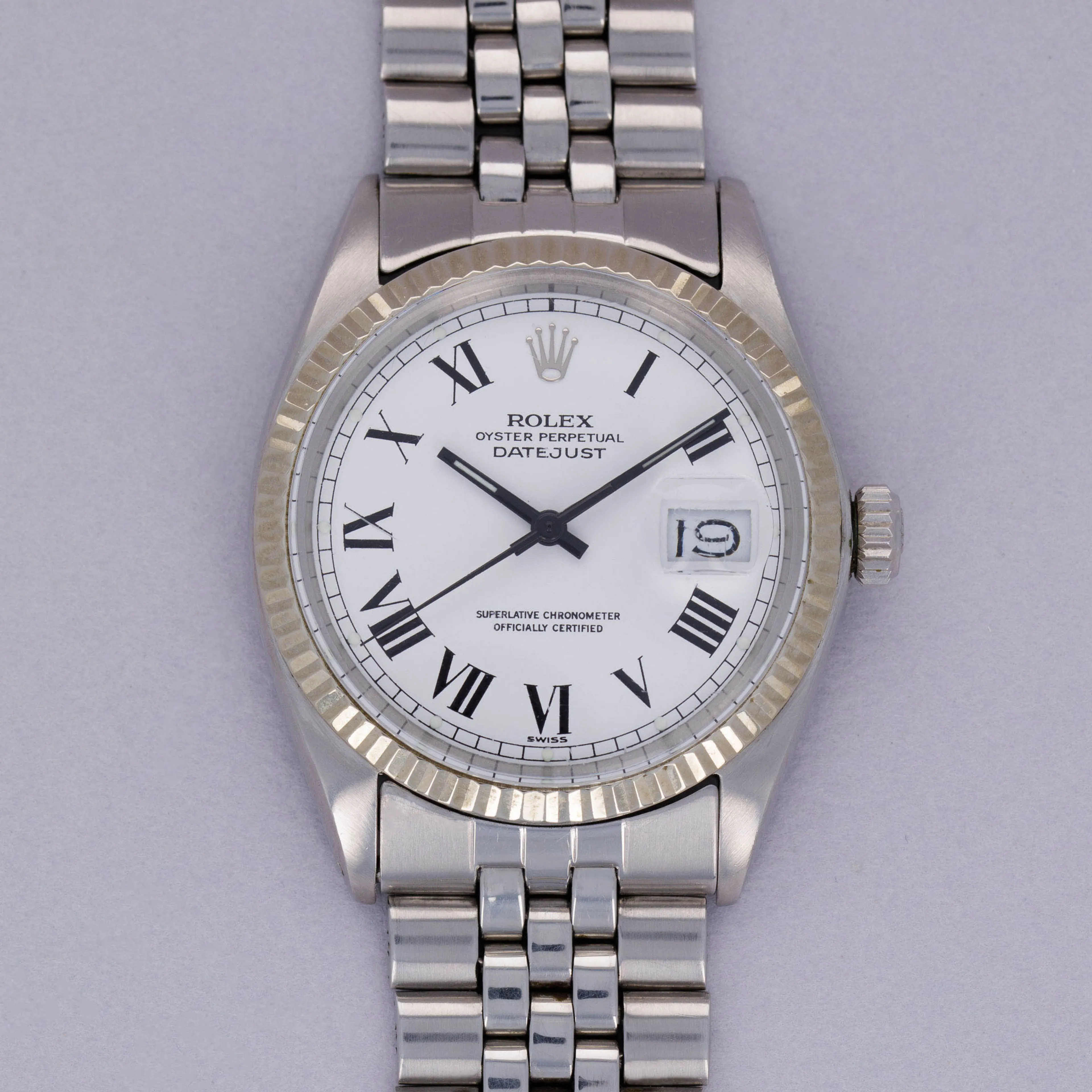 Rolex Datejust 1601 36mm Stainless steel White