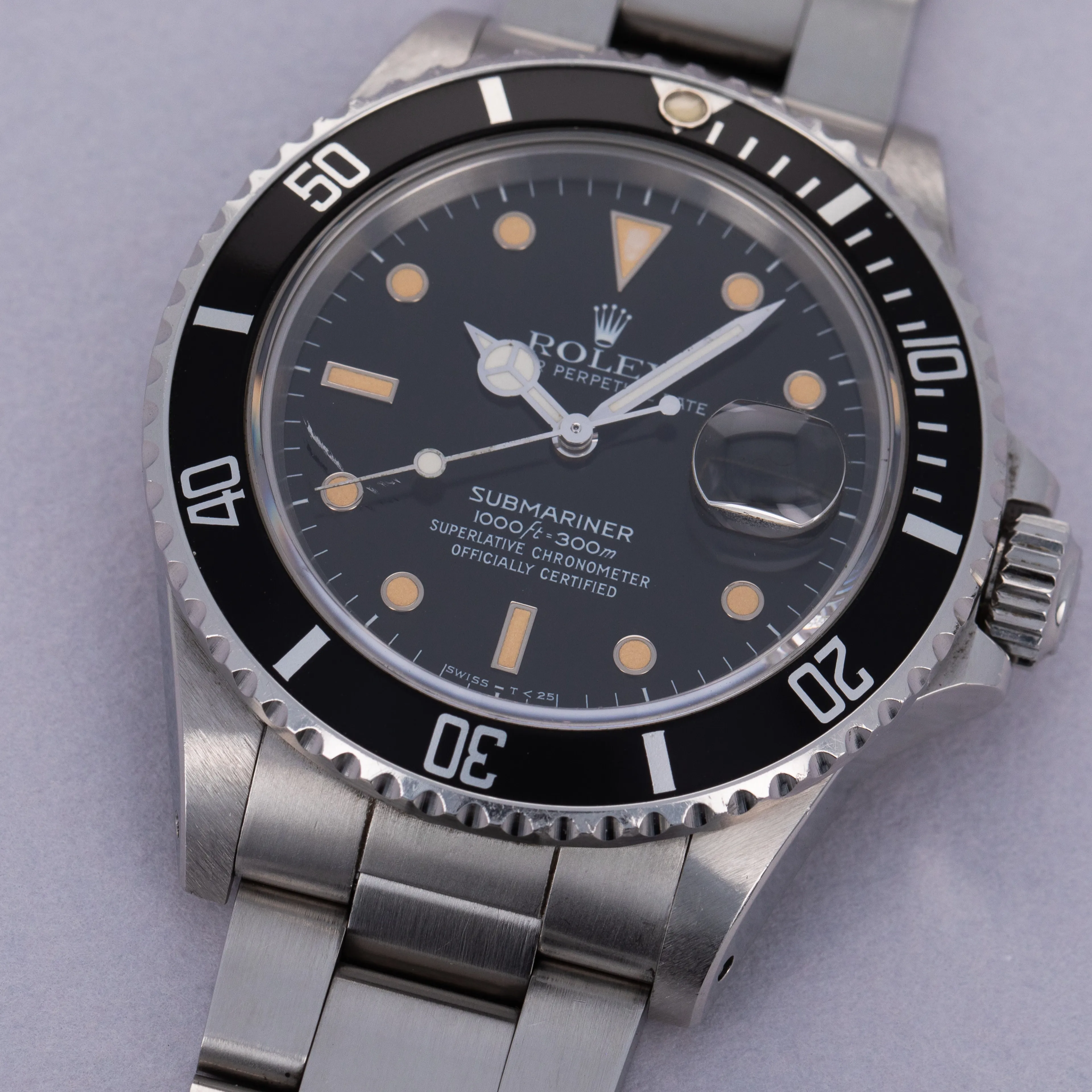 Rolex Submariner 16800 40mm Stainless steel Black 2