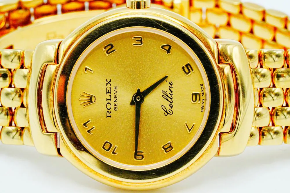 Rolex Cellini 6621 26mm Yellow gold Champagne 5