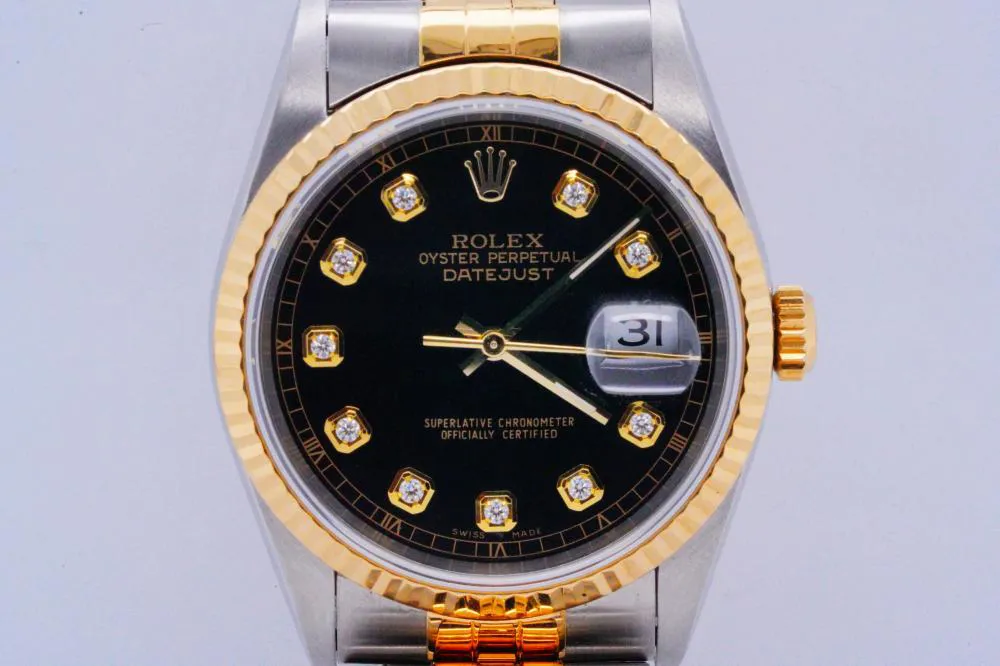 Rolex Datejust 36 16233 36mm Stainless steel and 18k yellow gold Black 7