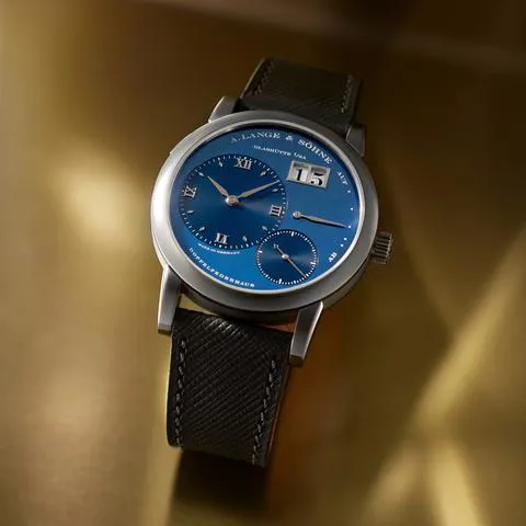 A. Lange & Söhne Lange 1 101.027 38.5mm White gold Blue