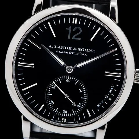 A. Lange & Söhne Langematik 301.027 37mm White gold Black 1