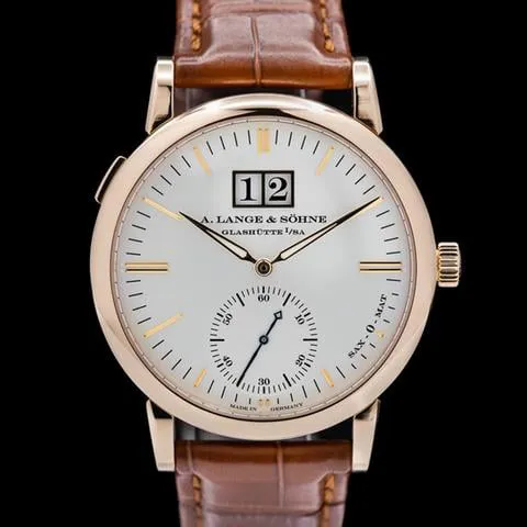 A. Lange & Söhne Langematik 308.032 37mm Rose gold Silver