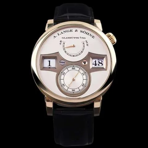 A. Lange & Söhne Zeitwerk 140.021 42mm Yellow gold Champagne