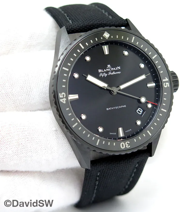 Blancpain Fifty Fathoms 5000-0130-B52A 44mm Ceramic Black