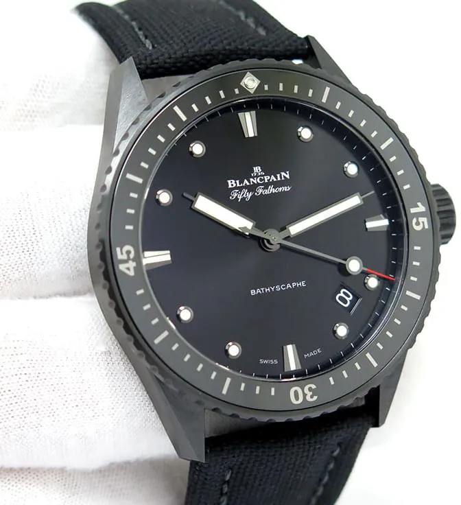 Blancpain Fifty Fathoms 5000-0130-B52A 43.6mm Ceramic Black