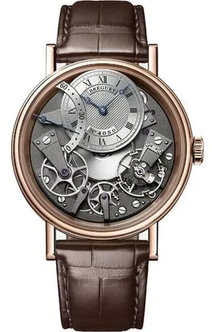 Breguet Tradition 7097BR/G1/9WU 40mm Rose gold Silver