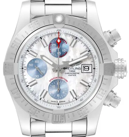 Breitling Avenger A13381 43mm Stainless steel Mother-of-pearl