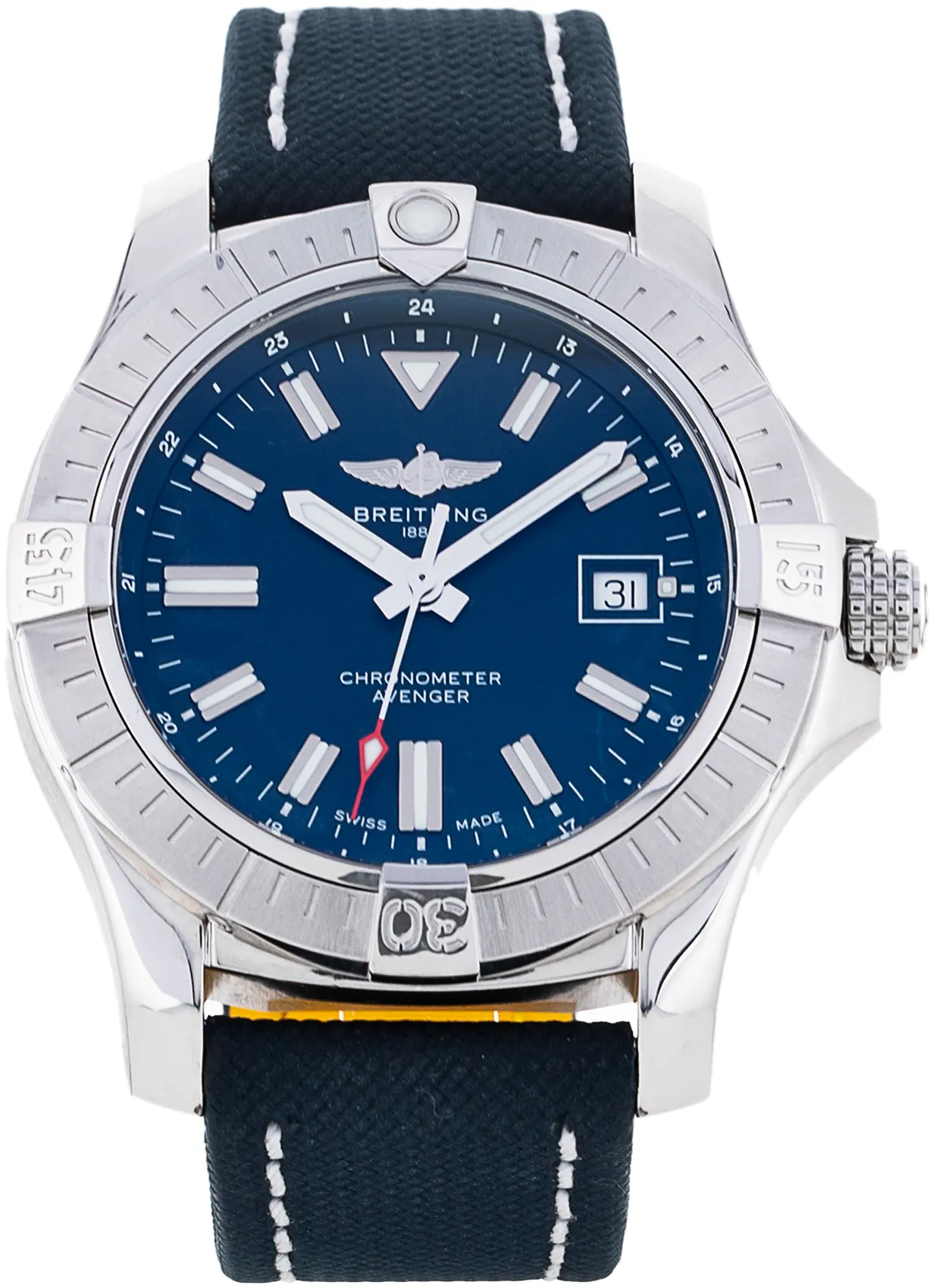 Breitling Avenger A17318 43mm Stainless steel Blue Baton