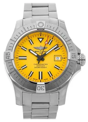 Breitling Avenger A17319101I1A1 45mm Stainless steel Yellow