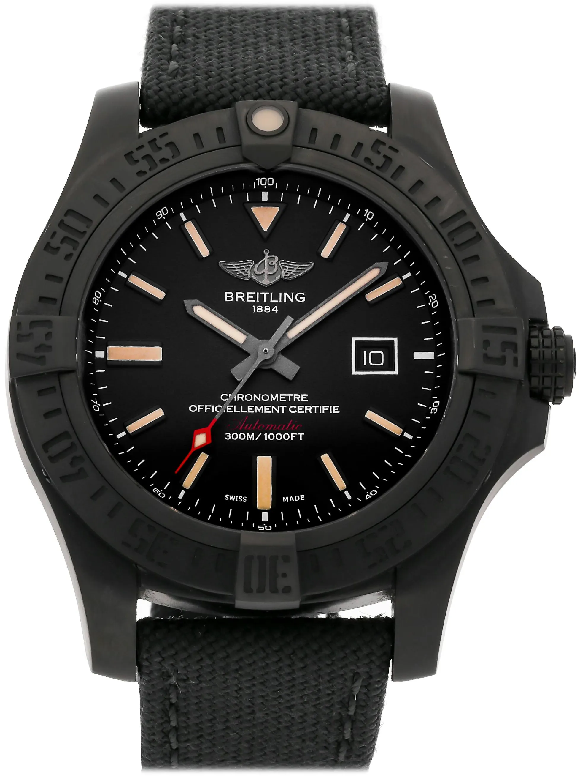 Breitling Avenger V1731010/BD12 48mm Titanium Black