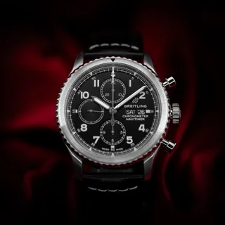 Breitling Aviator 8 A13314101B1X1 Stainless steel Black