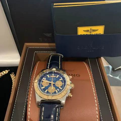 Breitling Chronomat CB0110121C1P2 44mm Yellow gold and Stainless steel Blue 1