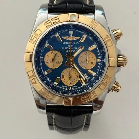 Breitling Chronomat CB0110121C1P2 44mm Yellow gold and Stainless steel Blue 6