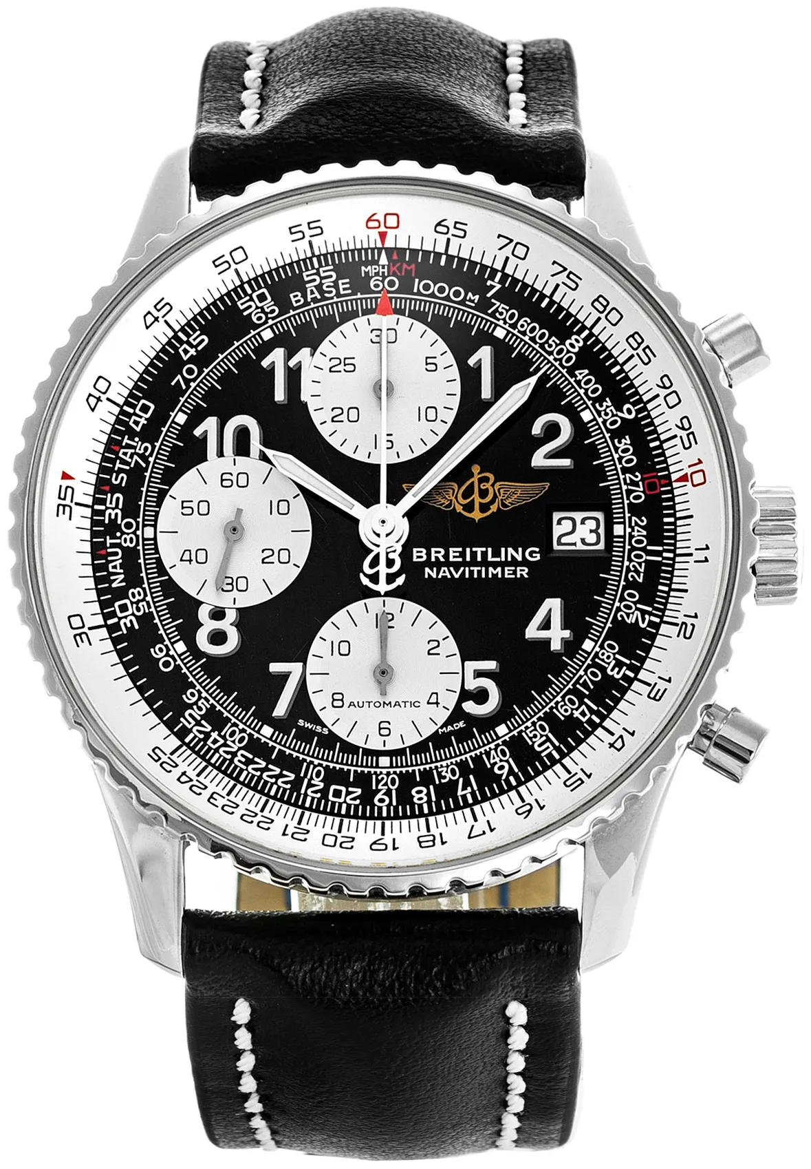 Breitling Navitimer A13322 42mm Stainless steel Black