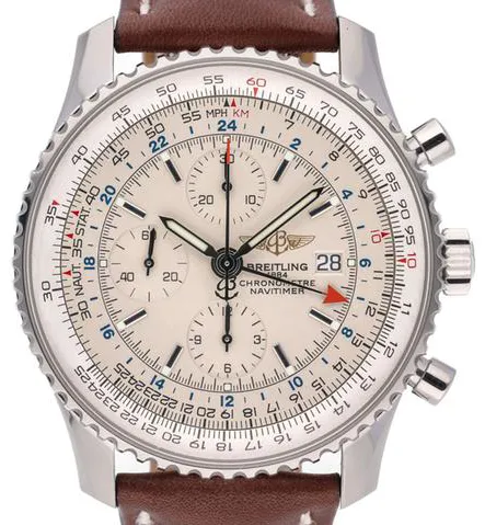 Breitling Navitimer A24322 46mm Stainless steel White