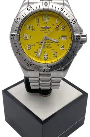 Breitling Superocean A17045 41mm Stainless steel Yellow 3