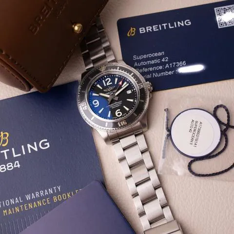 Breitling Superocean A17366 42mm Stainless steel Black 1