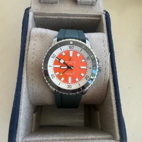 Breitling Superocean A173751A1O1S1 42mm Stainless steel Orange