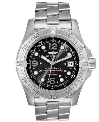 Breitling Superocean A17390 44mm Stainless steel Black