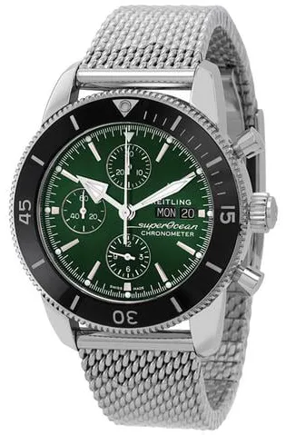 Breitling Superocean Heritage A13313121L1A1 44mm Stainless steel Green