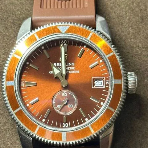 Breitling Superocean Heritage A37320 38mm Stainless steel Orange