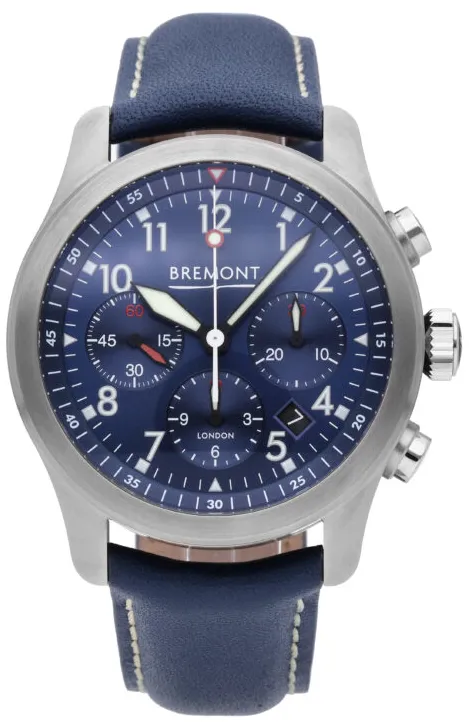 Bremont ALT1 43mm Stainless steel Blue