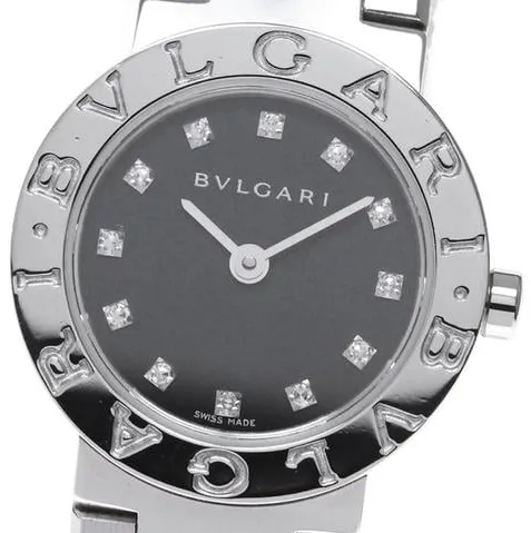 Bulgari Bulgari BB23SS 23mm Stainless steel Black