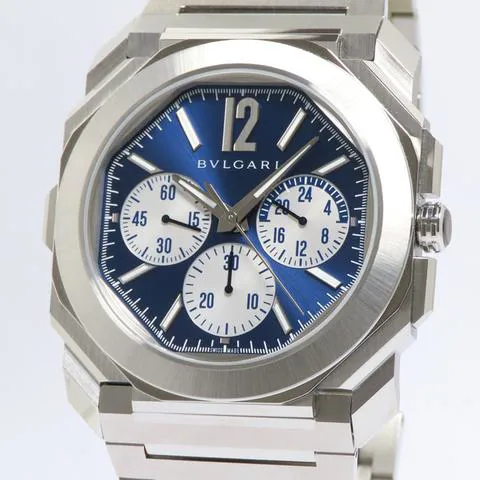 Bulgari Octo 103467 43mm Stainless steel Blue 2