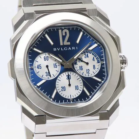 Bulgari Octo 103467 43mm Stainless steel Blue 4