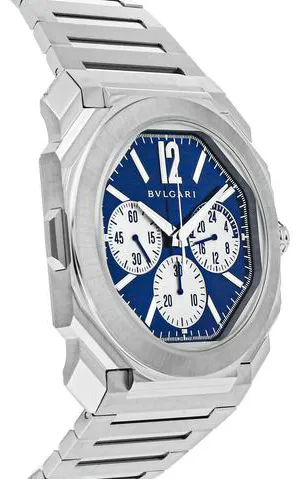 Bulgari Octo 103467 43mm Stainless steel Blue 2