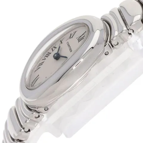 Cartier Baignoire 2369 18mm White gold White 3