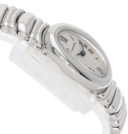 Cartier Baignoire 2369 18mm White gold White 4