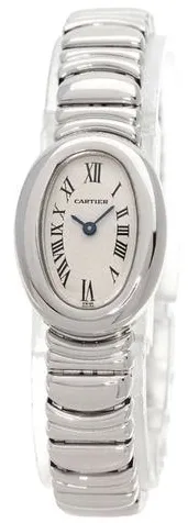 Cartier Baignoire 2369 18mm White gold White 9