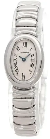 Cartier Baignoire 18mm White gold White