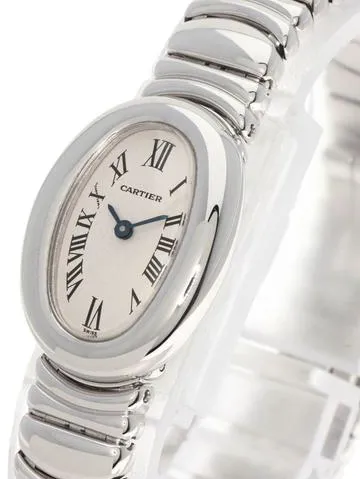 Cartier Baignoire 18mm White gold White 2