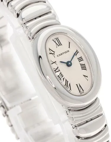 Cartier Baignoire 18mm White gold White 3