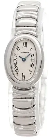 Cartier Baignoire 18mm White gold White 10