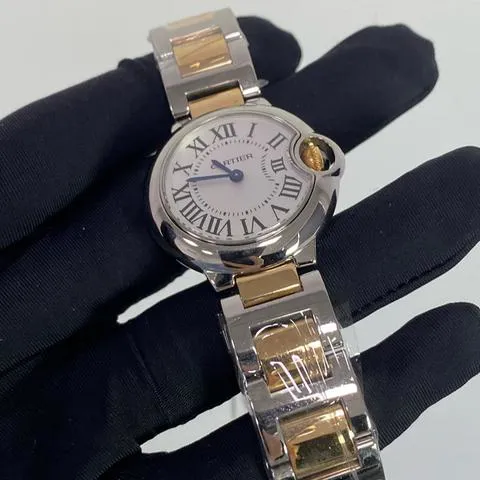 Cartier Ballon Bleu 28mm W69007Z3 28mm Yellow gold and Stainless steel Silver 4