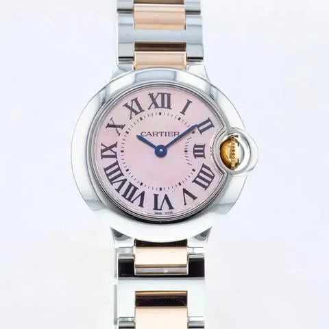 Cartier Ballon Bleu 28mm W6920034 28mm Stainless steel Mother-of-pearl