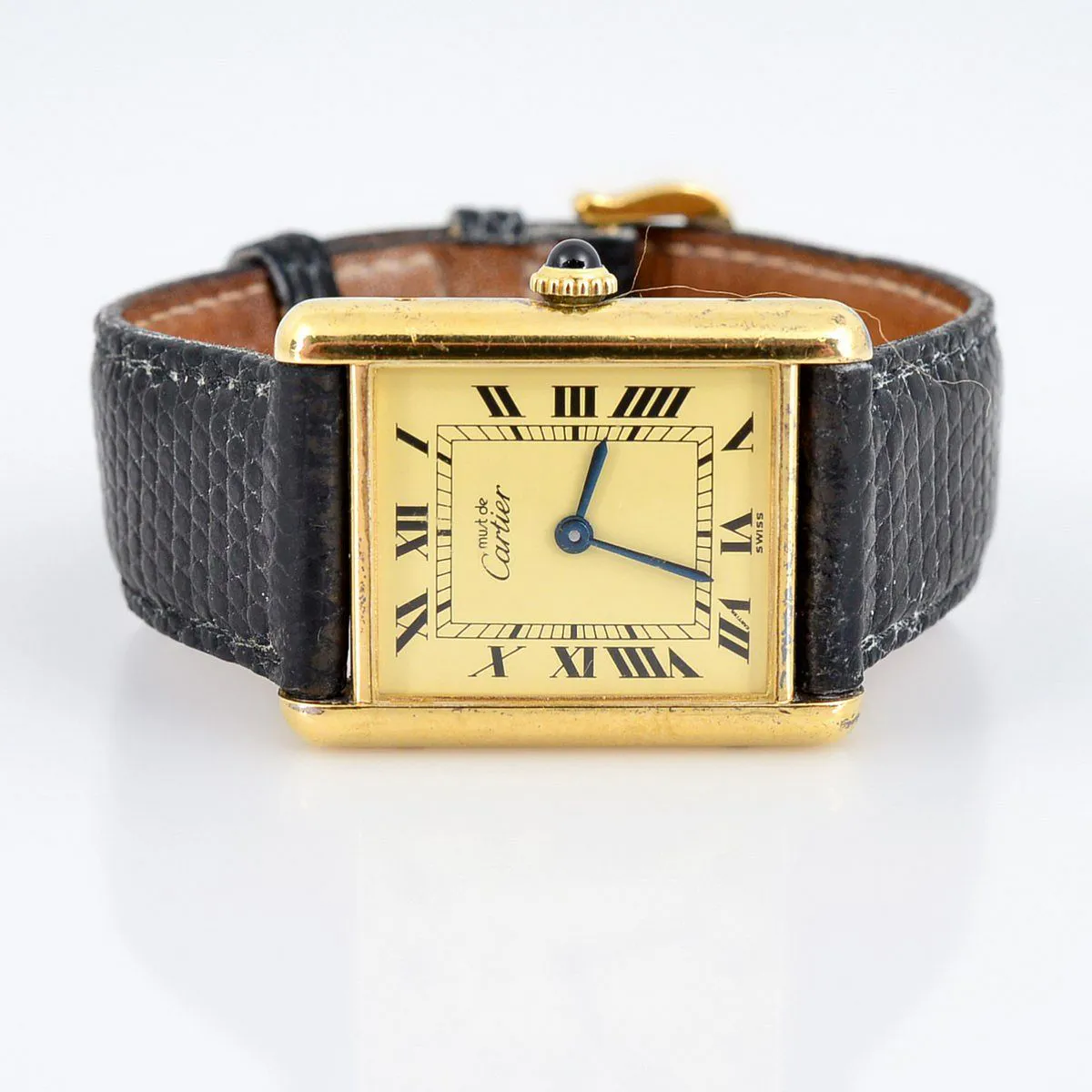 Cartier Tank Gold-plated silver Cream