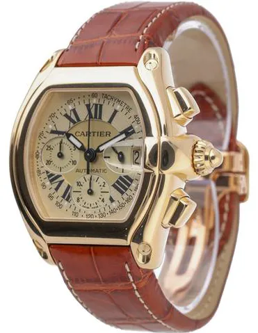 Cartier Roadster 2619 48mm Yellow gold Champagne 2